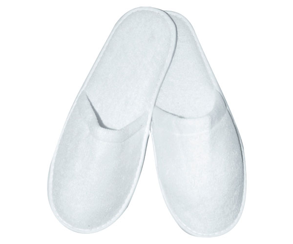 Terry Towel Slipper Closed Toe