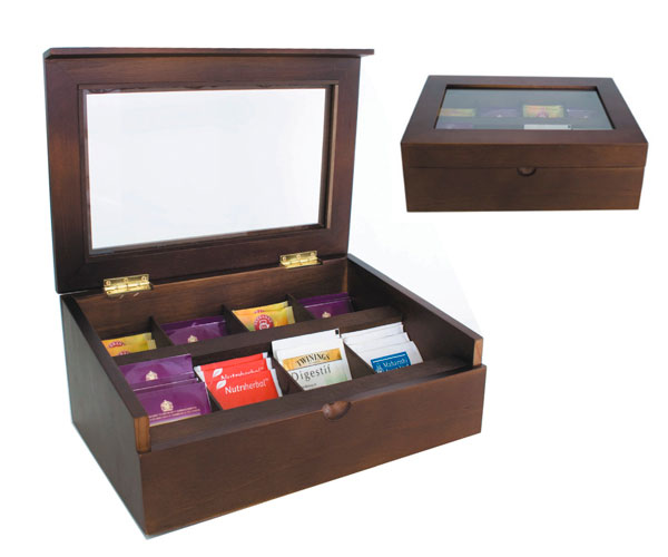 Mahogany Deluxe Tea Chest