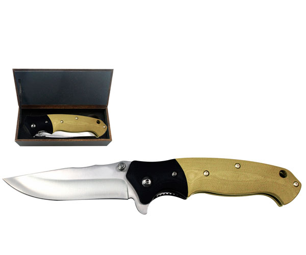 8cr Blade Folding Knife With Belt Clip