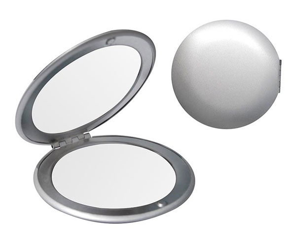 Round Double Sided Compact Mirror