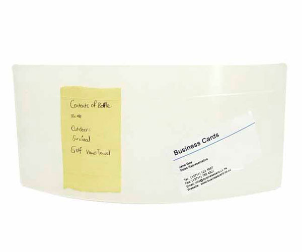 Frosted Curved Memo Holder