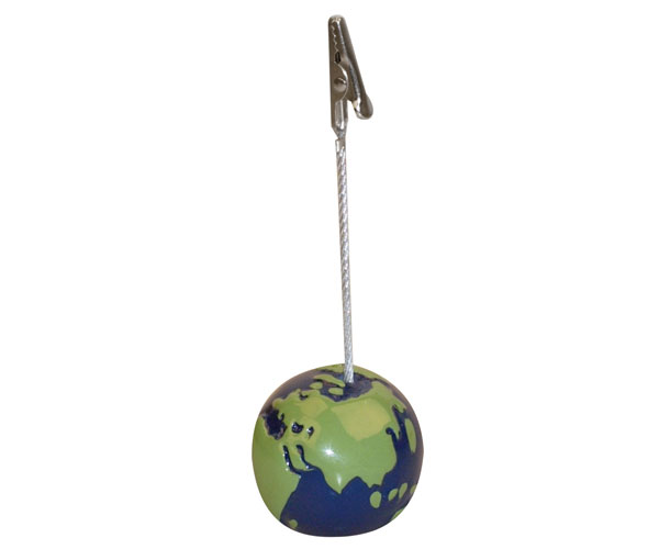 Earth Shape Memo Clip