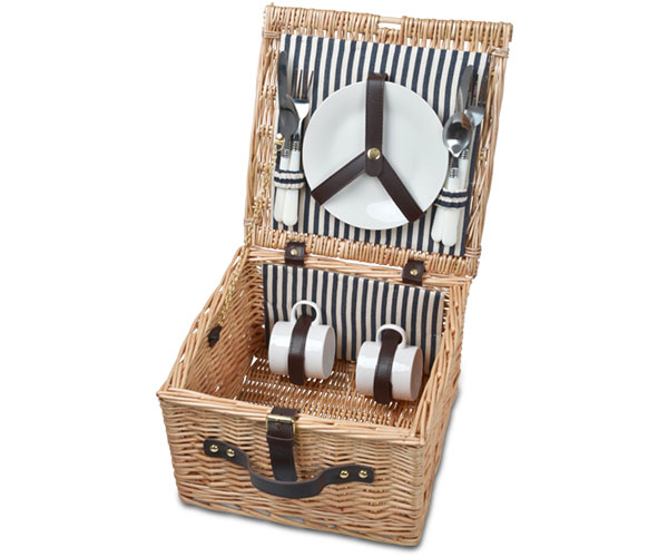 Wicky Wicker Couples Picnic Basket