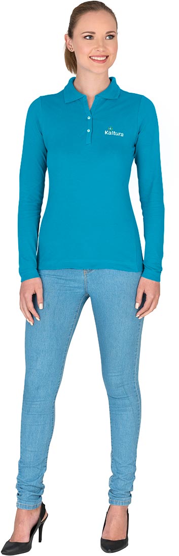 Ladies Long Sleeve Zenith Golf Shirt - 2