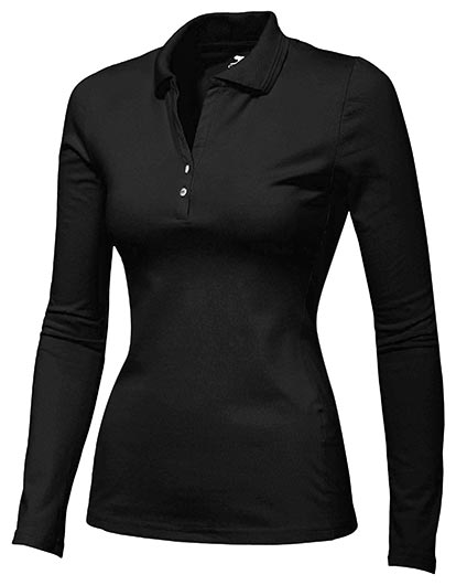 Ladies Long Sleeve Zenith Golf Shirt - 3